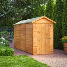 Outbuildings power 14x4, Single Overlap Windowless Shed (Building Area )