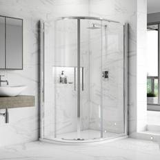 Clear Shower Cabin Hudson Reed Apex Offset Quadrant Shower