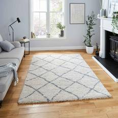 Carpets & Rugs Think Rugs Scandi Berber G257 Grey, White cm