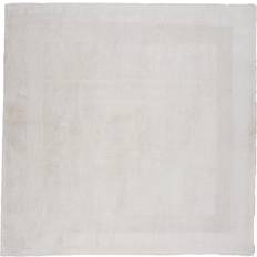 Venture Design Boston Viscose 240*240 Beige, Vit cm