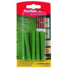 Byggematerialer Fischer Expansion plug SX Green 65 K with larger anchorage depth pcs.