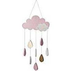 Rose Téléphones portables Atmosphera Suspension Enfant Nuage 57cm Rose