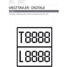 Avant Digital vægttavle sort