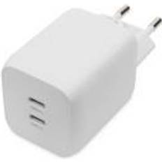 Digitus USB-C oplader 2-Port 65W 2xUSB-C hvid