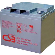 28ah batteri CSB Battery HRL 12110W high-rate longlife Blybatteri 12 V 28 Ah Blyfleece B x H x T 166 x 175 x 125 mm M5 skruetilslutning Vedligeholdelsesfri, Lav