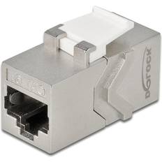 Rj45 keystone 6a DeLock Keystone RJ45 RJ45 Buchse Cat.6A, Elektronikkabel