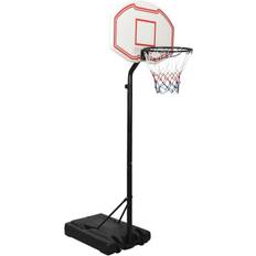 Wit Basketbalstandaards vidaXL Basketbalstandaard 237-307 cm polyetheen wit