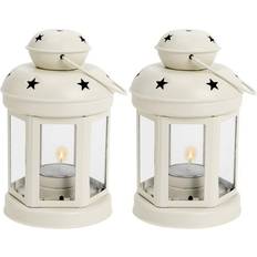 Nicola Spring Tealight Holders Vintage French Moroccan Style 16cm Lantern