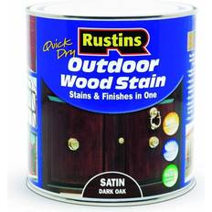 Dark oak wood stain Rustins Quick Dry Stain Satin