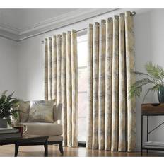 Curtains & Accessories Alan Symonds Ochre Fiji Eyelet Ring Top