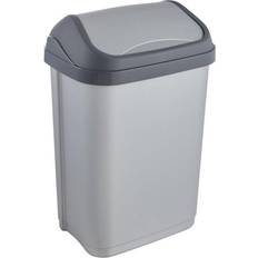 Affaldsspand 10l Keeeper OKT Swing-Bin Affaldsspand 10 Liter Sølv/Antracit
