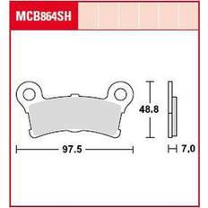 TRW Bremseklodser MCB864SH