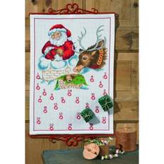 Permin Broderikit Kalender Nisse & Ren