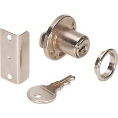 Serrure De Meuble Acier À Encastrer 18 mm Réversible