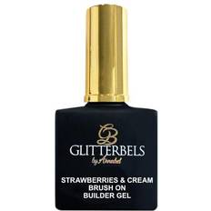 Glitterbels Brush On Builder Gel Polish 17Ml Strawberries Cream