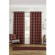 Red Curtains Sundour John Textiles Carnoustie Curtains Blackout Eyelet