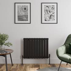 Duratherm DuraTherm Horizontal Single Panel Designer Radiator 600 756mm Black