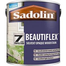 Sadolin Black Paint Sadolin Beautiflex Solvent Opaque Woodstain Woodstain Black 2.5L