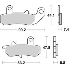 Pièces de Vélo Sinter Street MCB612SH