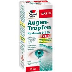 Kontaktlinsenzubehör Doppelherz Augentropfen Hyaluron 0,4% Extra