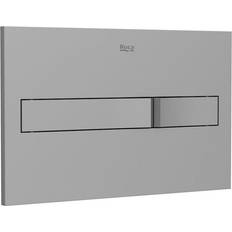 Gris Botones de Descarga Roca Pl2 Dual Grey Laquered