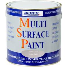 Bedec Multi Surface Paint Satin Grey