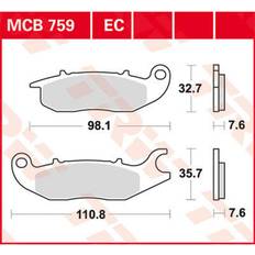 TRW Bremseklodser MCB759EC