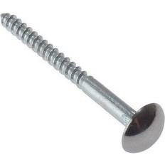 Building Materials Forgefix 10MS114CP Mirror Screw Chrome Domed Top Slotted ST Bag