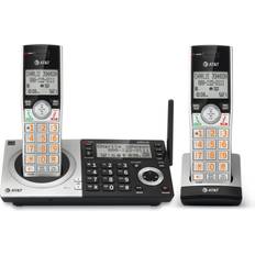 Landline Phones AT&T CL83207 Cordless phone answering system with caller ID/call waiting DECT 6.0 silver/black additional handset