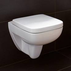 Toilets Geberit Wand-Tiefspül-WC RENOVA PLAN mit Spülrand weiß Vertriebs