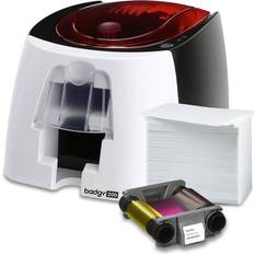 Red Label Makers & Labeling Tapes Evolis Badgy200 ID Printer