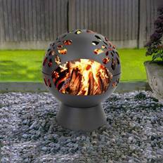 The fire pit Globe Fire Pit - Black Effect