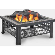 VonHaus Fire Pit Bowl â Square Geo