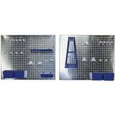 34pc Garage Warehouse Wall Storage Pegboard Set Adjustable Hand Tool