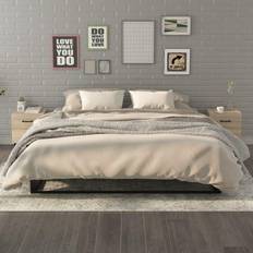 vidaXL Sengeborde 40x35x47.5 cm 2 Stk Sonoma-Eg Sengebord