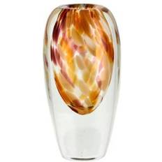 Villa Collection Accessoires d'intérieur Villa Collection Mundgeblasene Glasvase Otea Ø10x21 cm Rose Vase