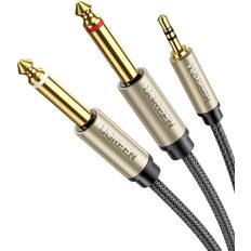 UGREEN 3.5mm - 2x6.3mm M-M 1m
