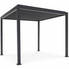 Grigio Padiglioni Pergola Bioclimatica 3x3m In Alluminio Con Lamelle Orientabili