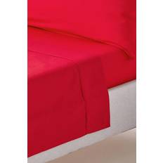Textiles Homescapes Egyptian Cotton 200 Count Bed Sheet Red
