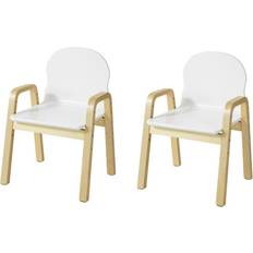 Mobiliers Assis SoBuy KMB24-Wx2 Lot de 2 Chaises Enfant Design