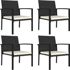 vidaXL 4x Garden Poly Garden Dining Chair