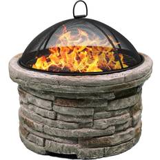 Beige Fire Pits & Fire Baskets Centurion Supports Fireology SAMUI Majestic Garden