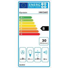 Cappe aspiranti Klarstein Zugspitze 90 Cappa 65W 330m3/h LED, Nero, Trasparente