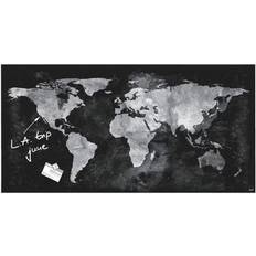 Sigel Lavagna Magnetica In Vetro Artverum 91x46x1,5 cm Worldmap RGL270