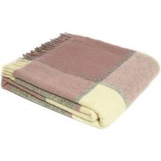 Pure Check 150x183cm Blankets Multicolour, Pink