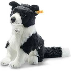 Steiff Toys Steiff Soft Cuddly Friends Jaycee Border Collie, Black/White, 28cm