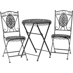 Garden & Outdoor Furniture GlamHaus Garden 3 Bistro Set