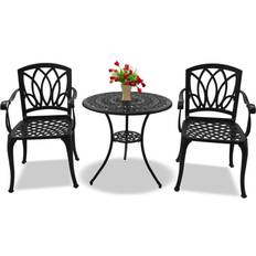 Black Bistro Sets Centurion Supports Centurion Supports Garden Bistro Set