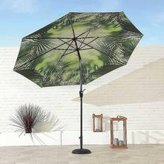 Palm Print Garden Parasol