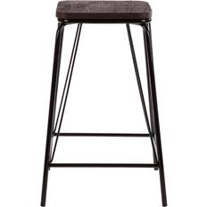 Brown Seating Stools Premier Housewares District Black Seating Stool